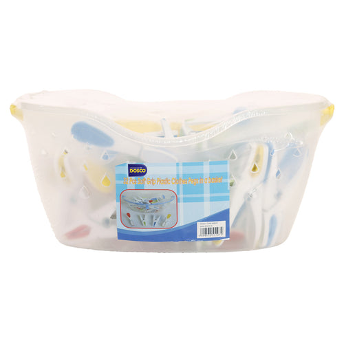 Dosco - Soft grip Pegs In A Basket