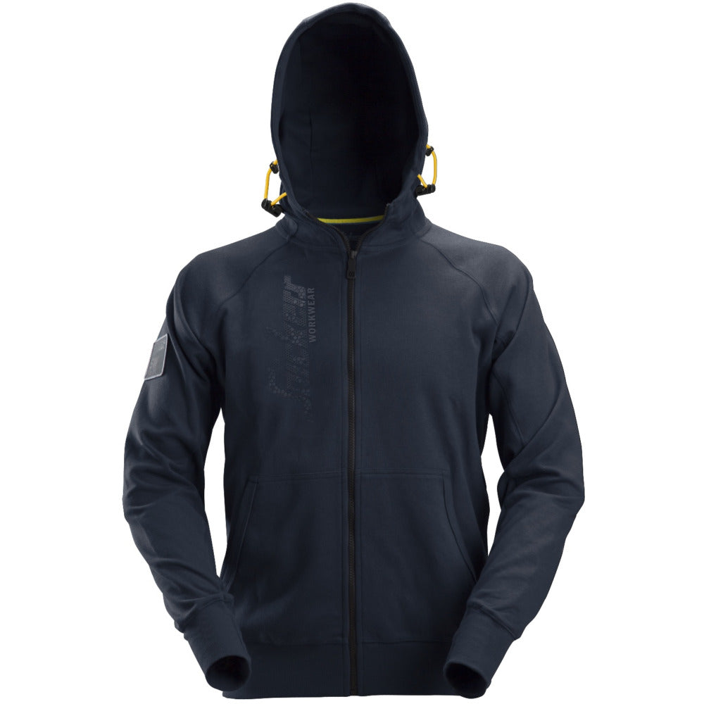 Snickers - Logo Full Zip Hoodie - Navy
