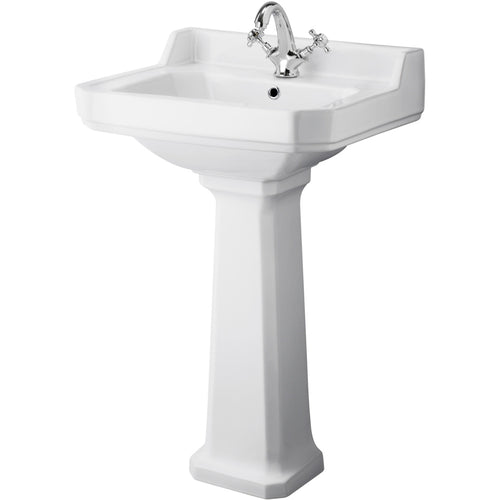 Cashel 56cm Washbasin 1 Taphole