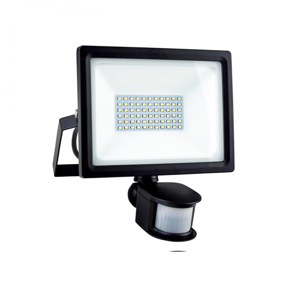 Minisun - LED Floodlight with PIR - 35w