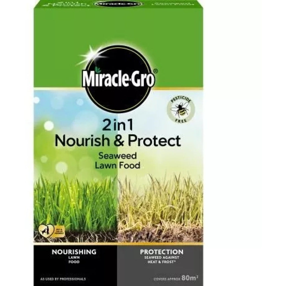 Miracle-Gro Nourish & Protect Seaweed lawn food 80m2