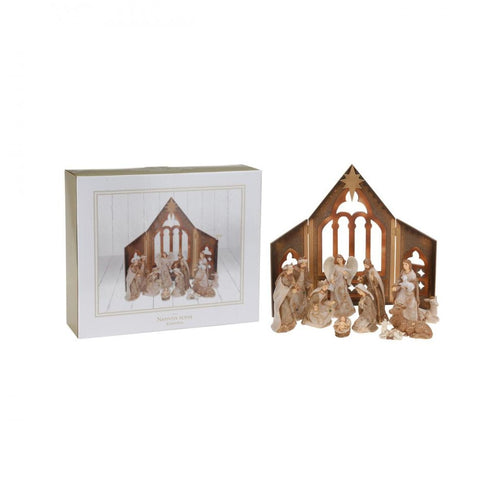 12 Pce Nativity Set - 46cm x 40 cm