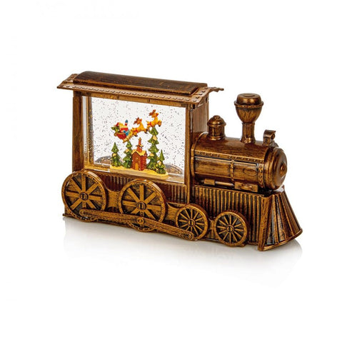 Premier - LED Water Spinner Train - 29cm - Bronze