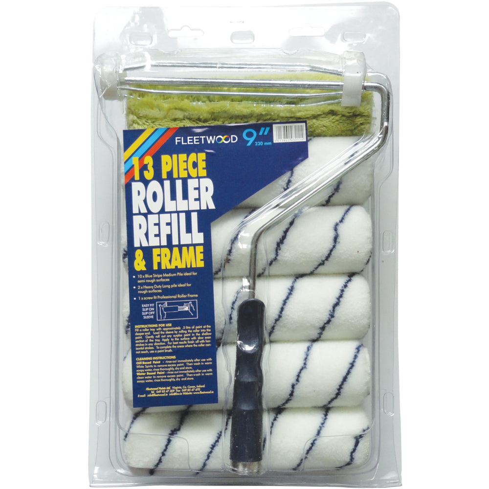 Fleetwood 9\ x 13 Piece Roller Sleeves & Frame