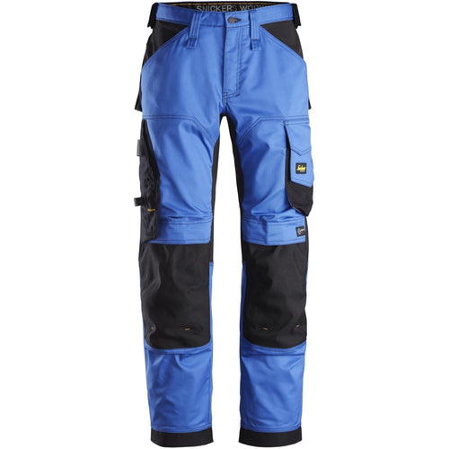 Snickers - AllroundWork, Stretch Loose fit Work Trousers - True Blue\\Black