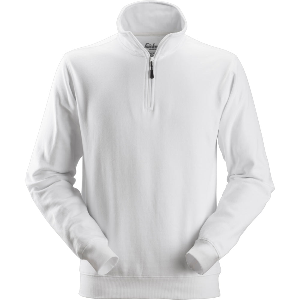 Snickers - ½ Zip Sweatshirt - White
