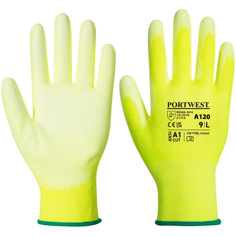 Portwest - PU Palm Glove - Yellow