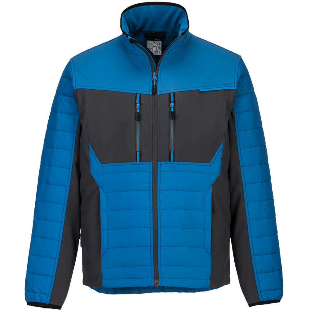 Portwest - WX3 Hybrid Baffle Jacket - Persian Blue