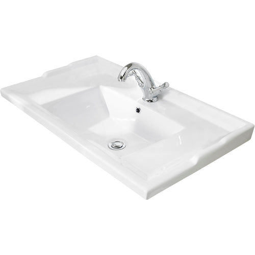 Traditional 600mm 1 Taphole Ceramic Basin