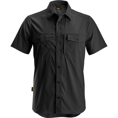 Snickers - LiteWork, Wicking Short Sleeve Shirt - Black