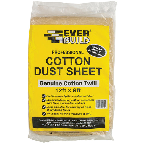 Everbuild Cotton Dust Sheet