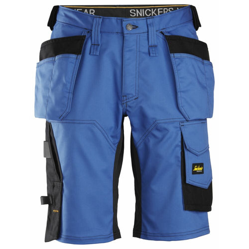 Snickers - AllroundWork, Stretch Loose Fit Work Shorts Holster Pockets - True Blue\\Black