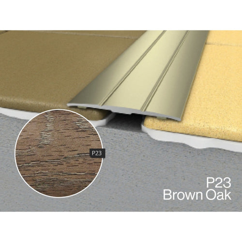 WRG 1 Flat Profile Self Adhesive P23 Brown Oak 900mm