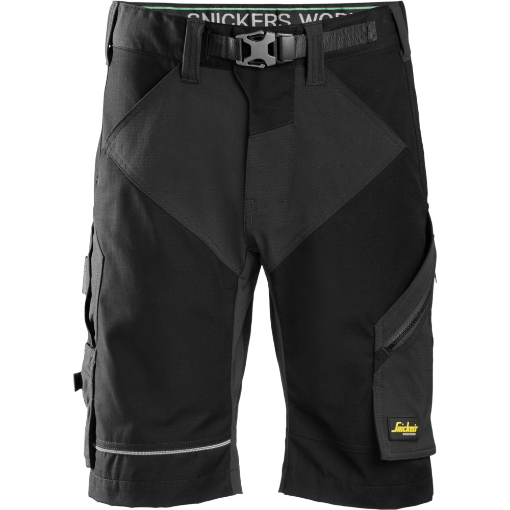 Snickers - FlexiWork, Work Shorts+ - Black\\Black