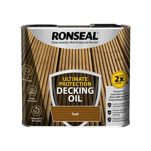 Ronseal Ultimate Protection Decking Oil Teak 2.5L