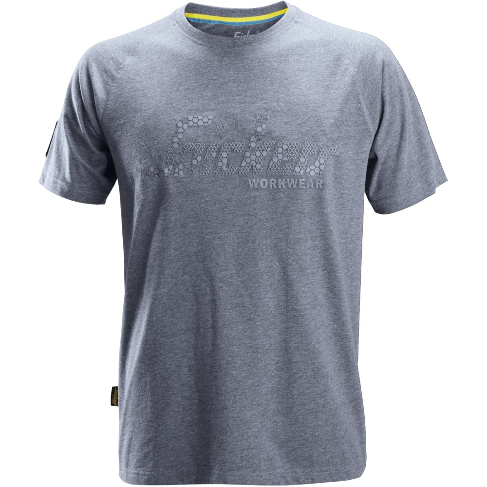 Snickers - Logo T-Shirt - Dark Blue Melange