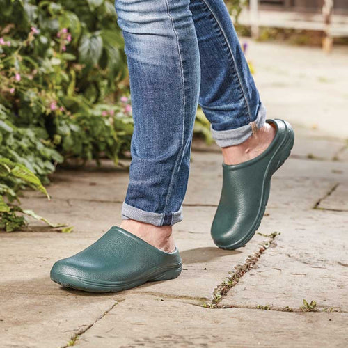 Briers - Comfi Garden Clogs Green S12