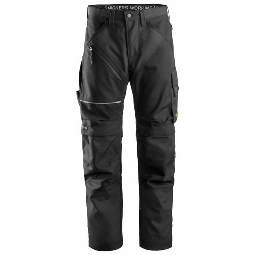 Snickers - RuffWork, Work Trousers + - Black\\Black