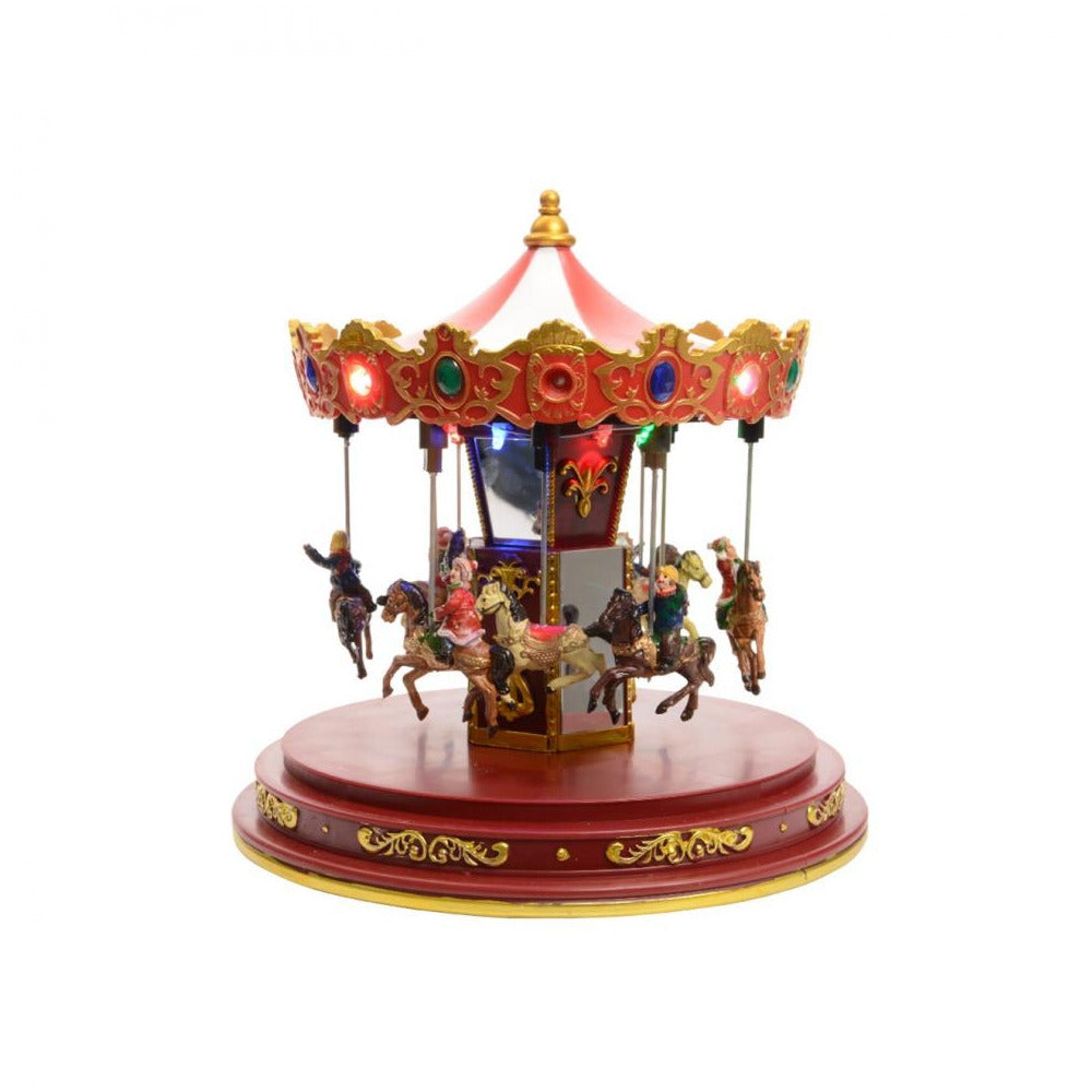 Kaemingk B.V - LED Christmas Carousel - 24.5cm - Multi-Coloured