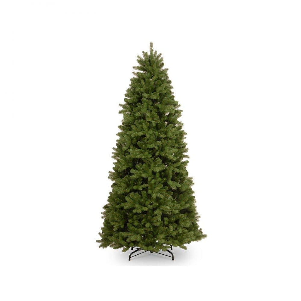 National Tree Company - Newberry Spruce Feel Real Slim Tree - 7.5ft