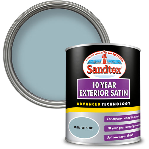 Sandtex 10 Year Satin Gentle Blue 750ml