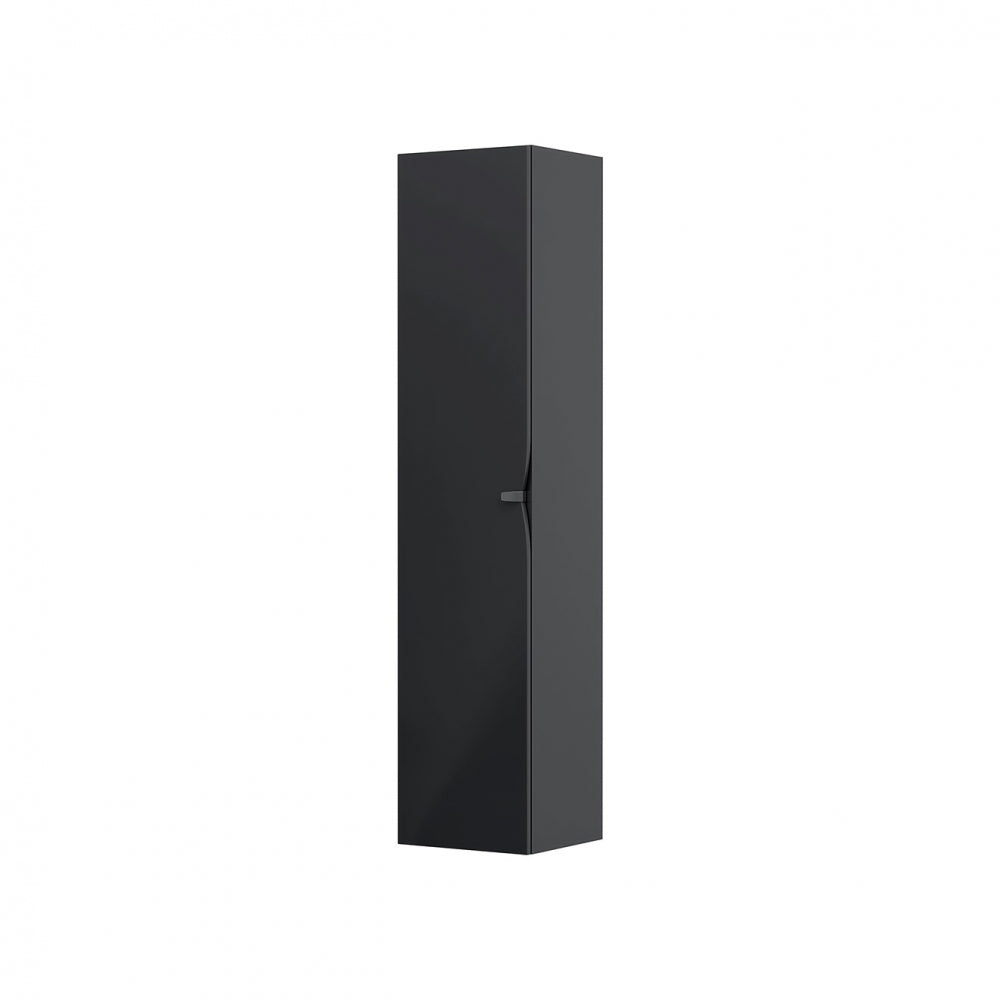 Armavit - 35cm Tall Boy Wall Cabinet-Matt Black