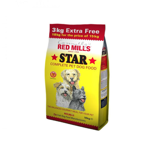 Red Mills - Star Dog Food - 15kg + 3kg Extra Free