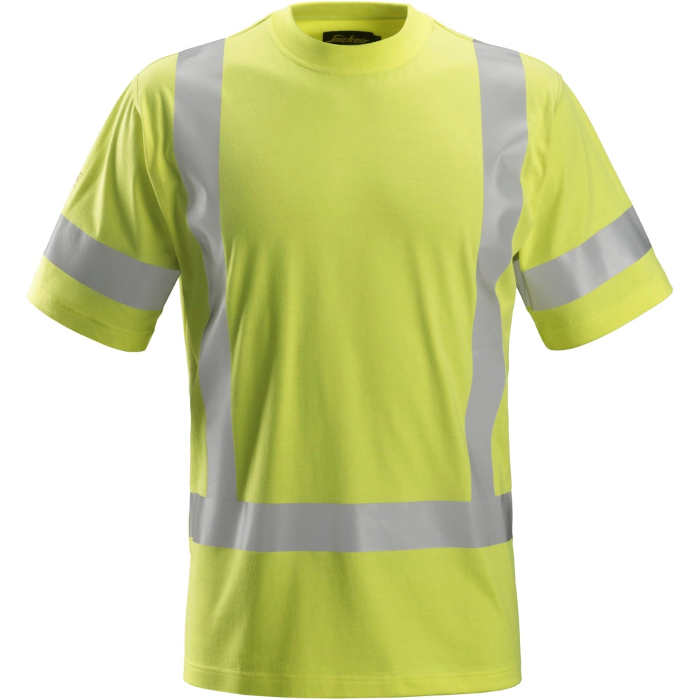 Snickers - ProtecWork, Short Sleeve T-Shirt, High-Vis Class 3 - High vis yellow