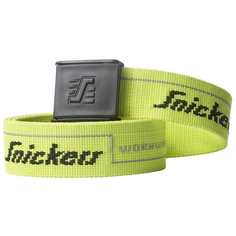 Snickers - Logo Belt - High vis yellow