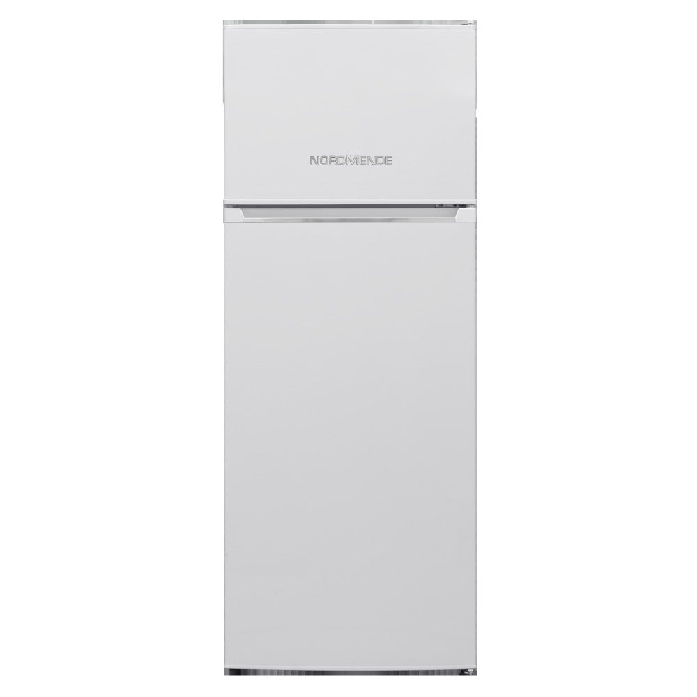 NordMende 54cm Freestanding 144cm Top Mount Low Frost Fridge Freezer White