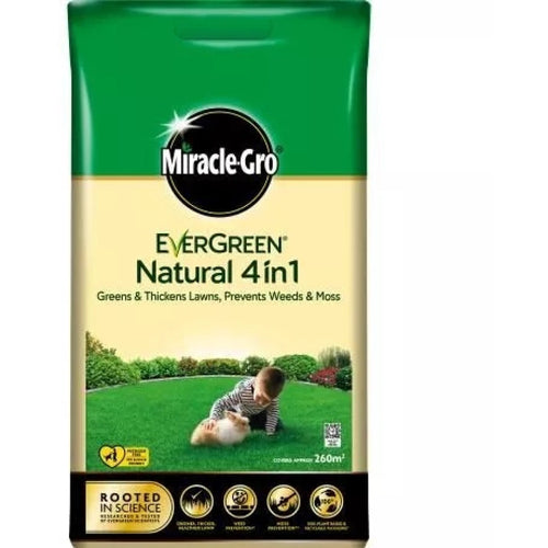 Miracle-Gro Evergreen Natural 4 in 1 lawn care 260m²