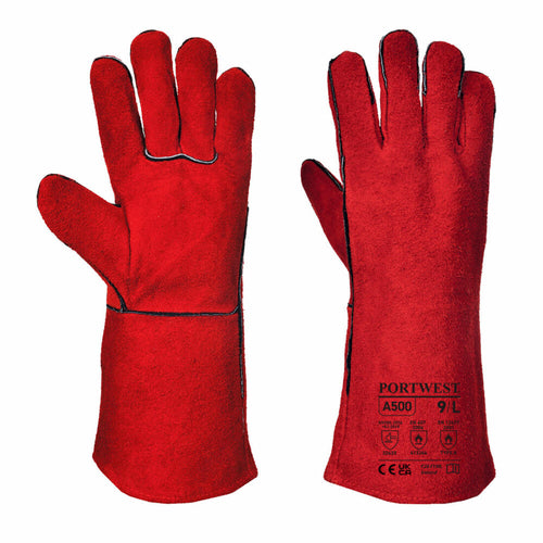 Portwest - Welders Gauntlet - Red
