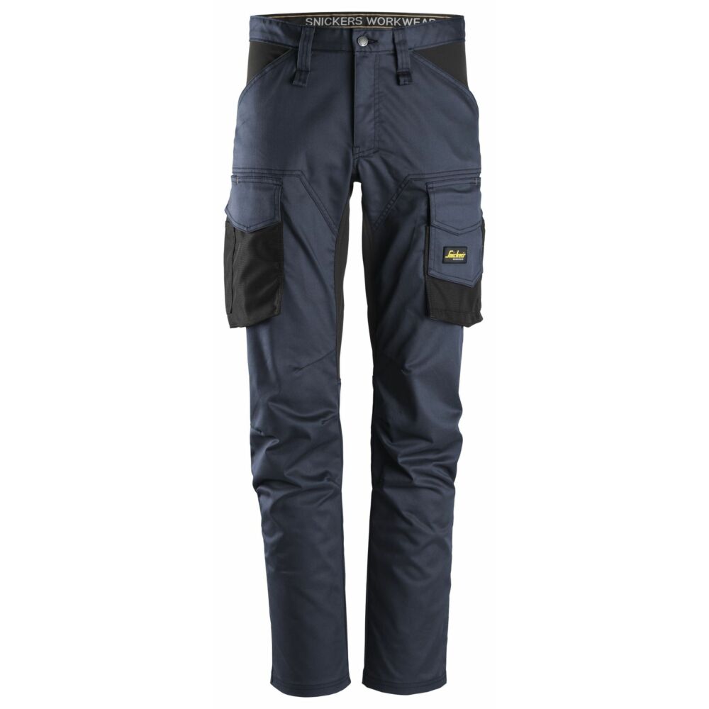 Snickers - AllroundWork, Stretch Trousers without Knee Pockets - Navy\\Black