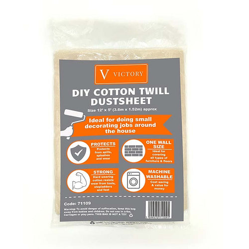 Dosco - Victory Diy Cotton Dustsheet 12 x 5