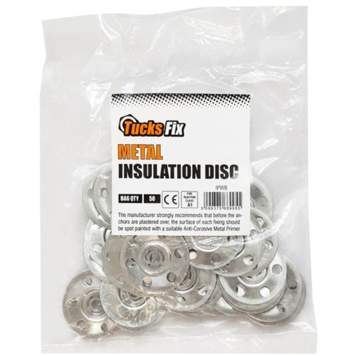 Tucks Metal Insulation Disc 50PC (Carton Qty: 60 packs)