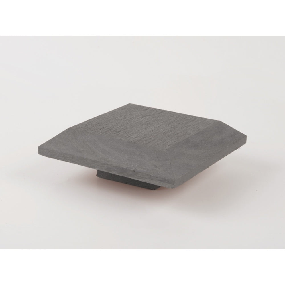 Portland Post Cap - Square Soft Grey for Composite Decking 130mm x 130mm