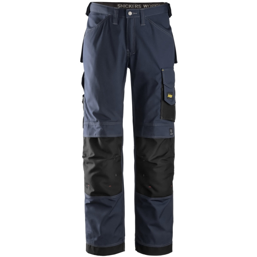 Snickers - Craftsmen Trousers, Rip-Stop - Navy\\Black
