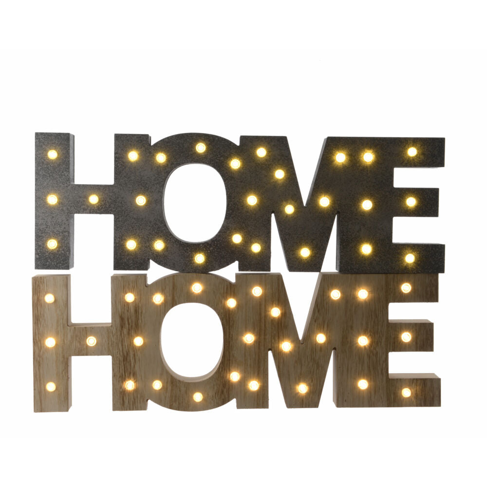 Home LED Wooden Sign