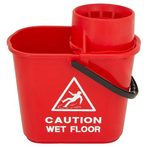 Dosco - Heavy Duty Mop Bucket Colour Coded Red