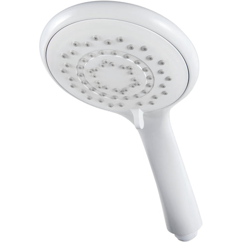 White 5 Position Shower Head