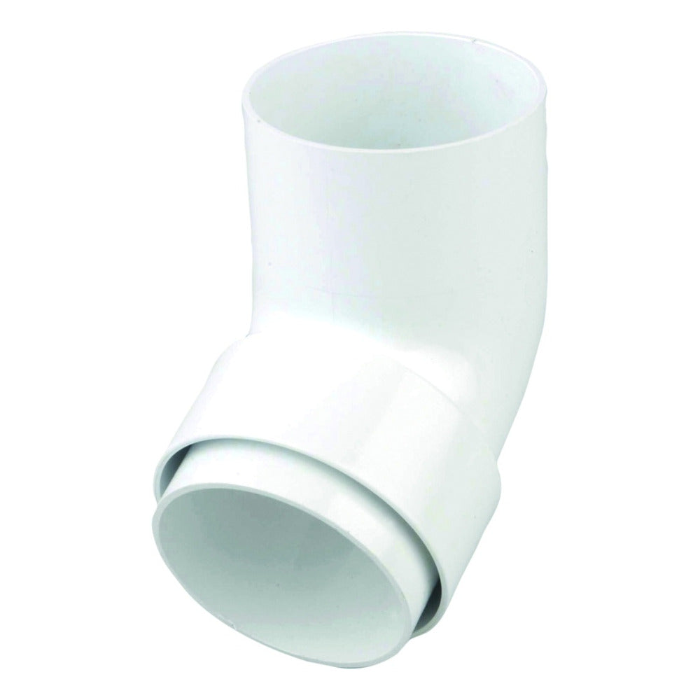 Rainwater RoundLine OsRRL PVC-U Offset Bend - Spigot White 68mm