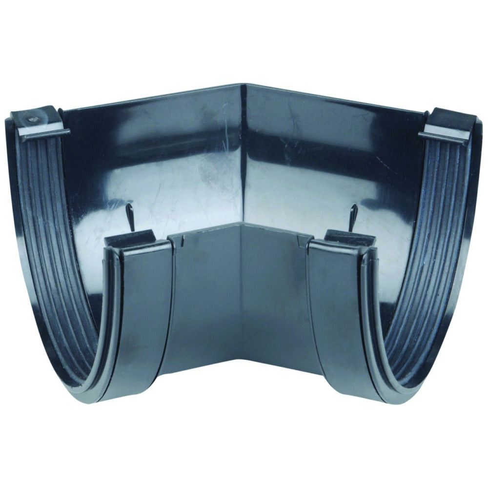 Rainwater DeepLine OsRDL PVC-U Gutter Angle 45° Black 113mm