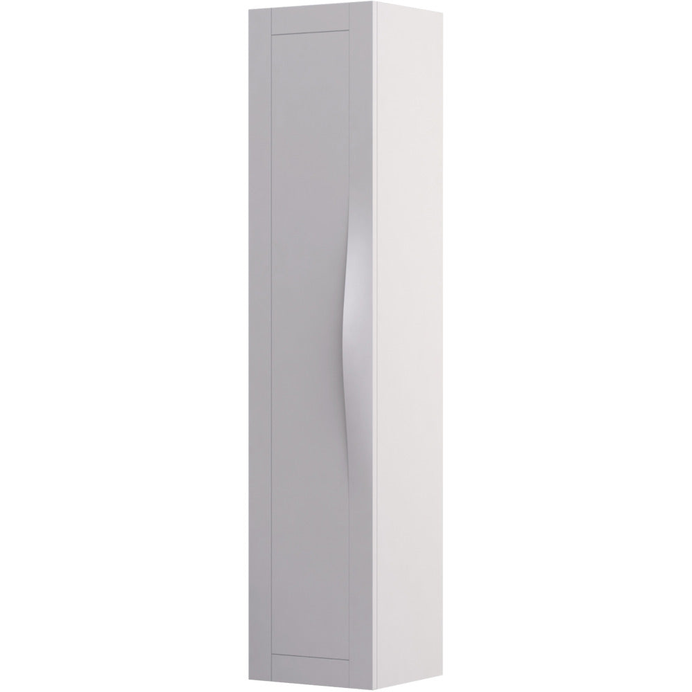 Kos 35cm Tall Boy Wall Cabinet - Sand Matt