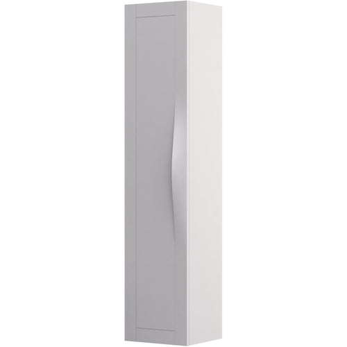 Kos 35cm Tall Boy Wall Cabinet - Sand Matt