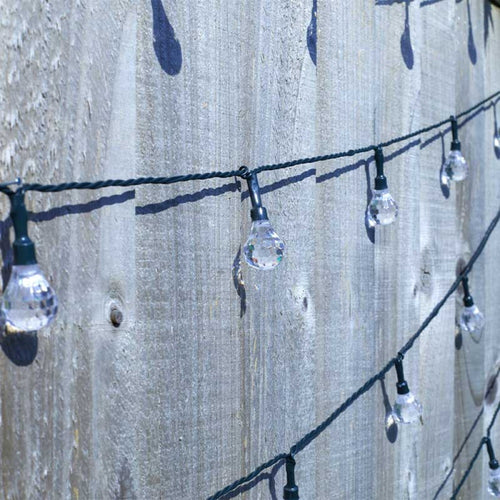 SuperBright - Ultra Solar String Lights,100 Orbs