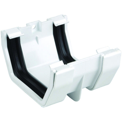 Rainwater SquareLine OsRSq PVC-U Gutter Jointing Bracket White 100mm