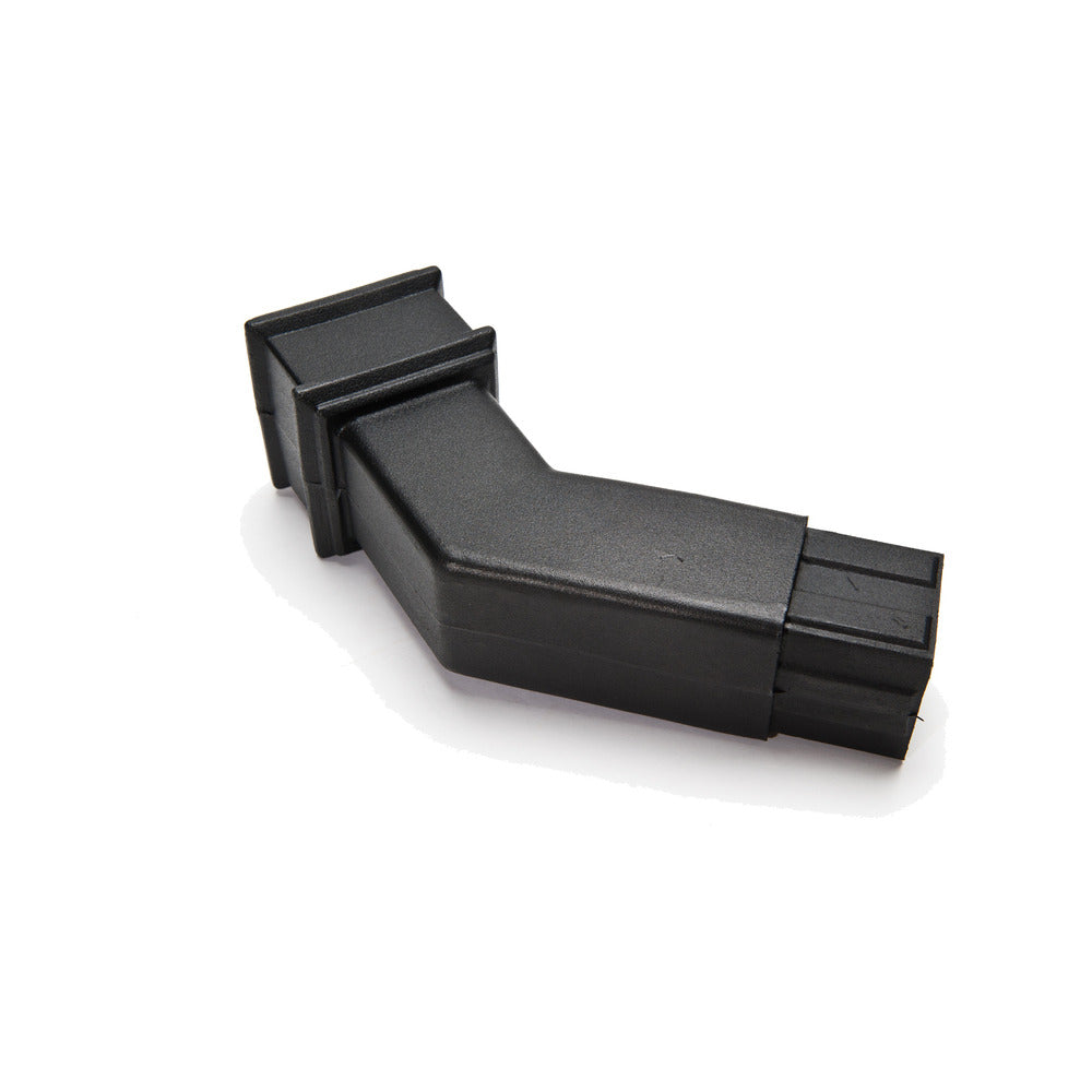 Brett Martin - 65mm Square Cast Iron Style 112.5° Bend Anthracite Grey
