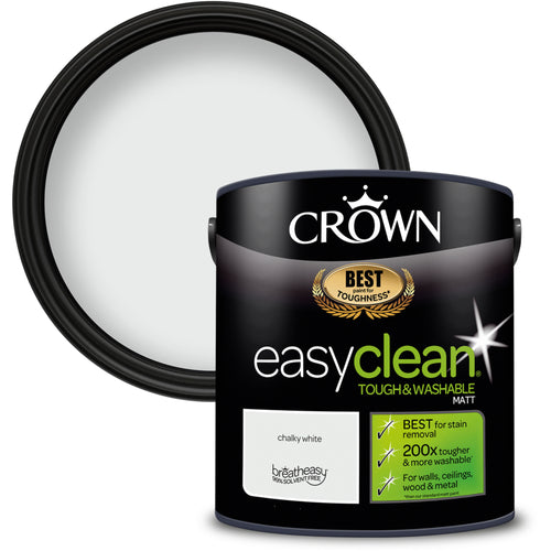 Crown Easyclean Matt 200 Chalk White 2.5L