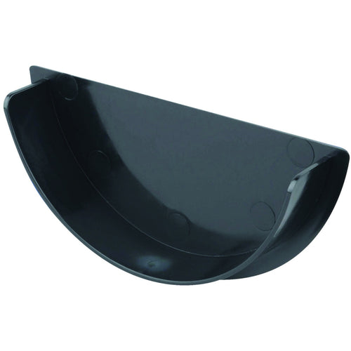 Rainwater RoofLine OsRRoo PVC-U Stop end Internal Black 150mm