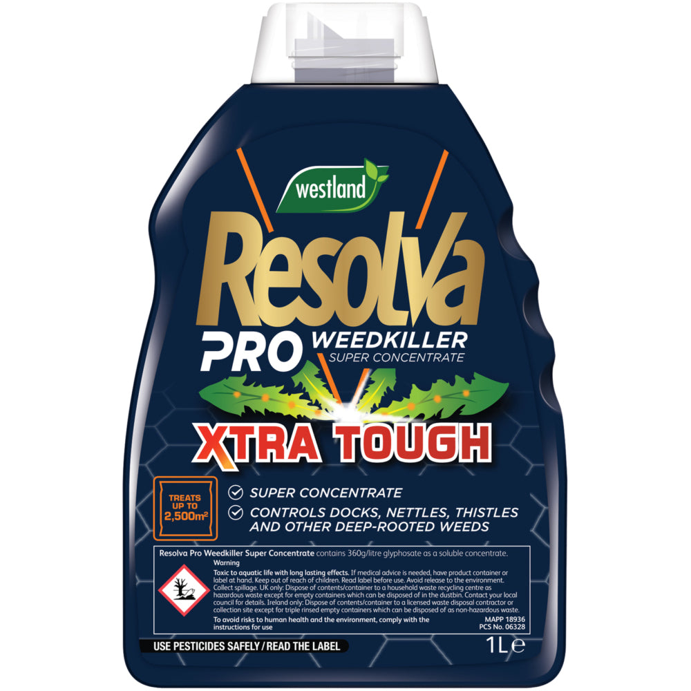 Resolva Pro Xtra Tough Super Concentrate Weedkiller 1L